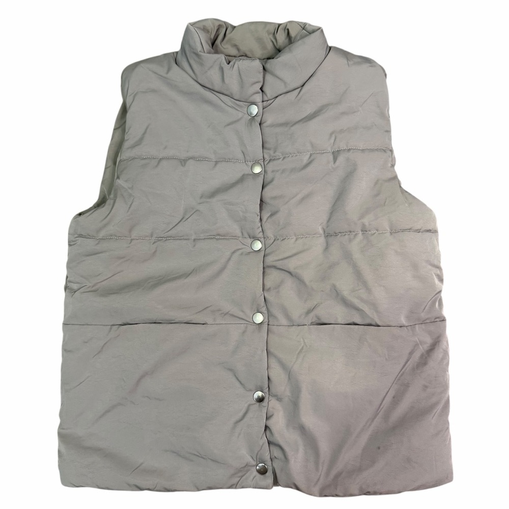 Gray Puffer‎ Vest women’s small